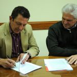 Vandalizaron el interior del Colegio Sagrada Familia