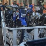 Choque de camionetas frente al Cucú