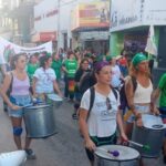 UEPC: realizaron movilización en plaza Roca