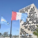 Los tres intendentes recorrieron obras