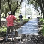 Adoquinado en el Barrio Industrial