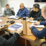 Reunión entre Guillermo De Rivas, Daniel Passerini y Ministros